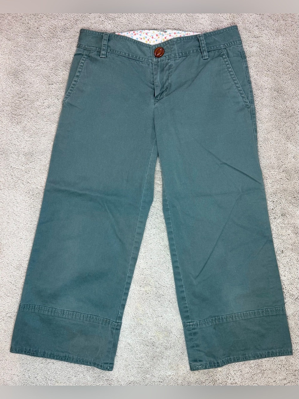 Marc Jacobs Vintage Green Cropped Chino Pants Size 0